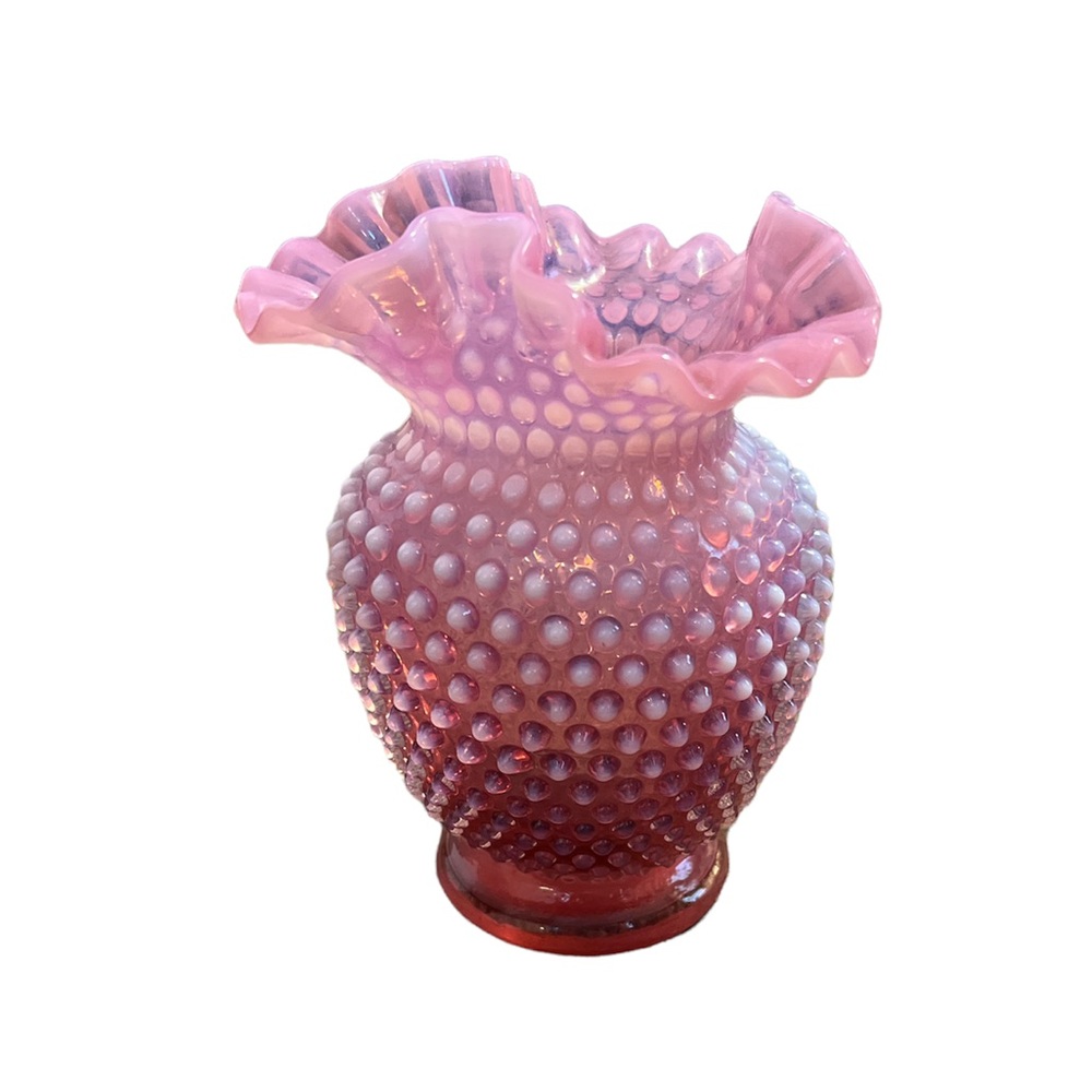 Pink flower vase